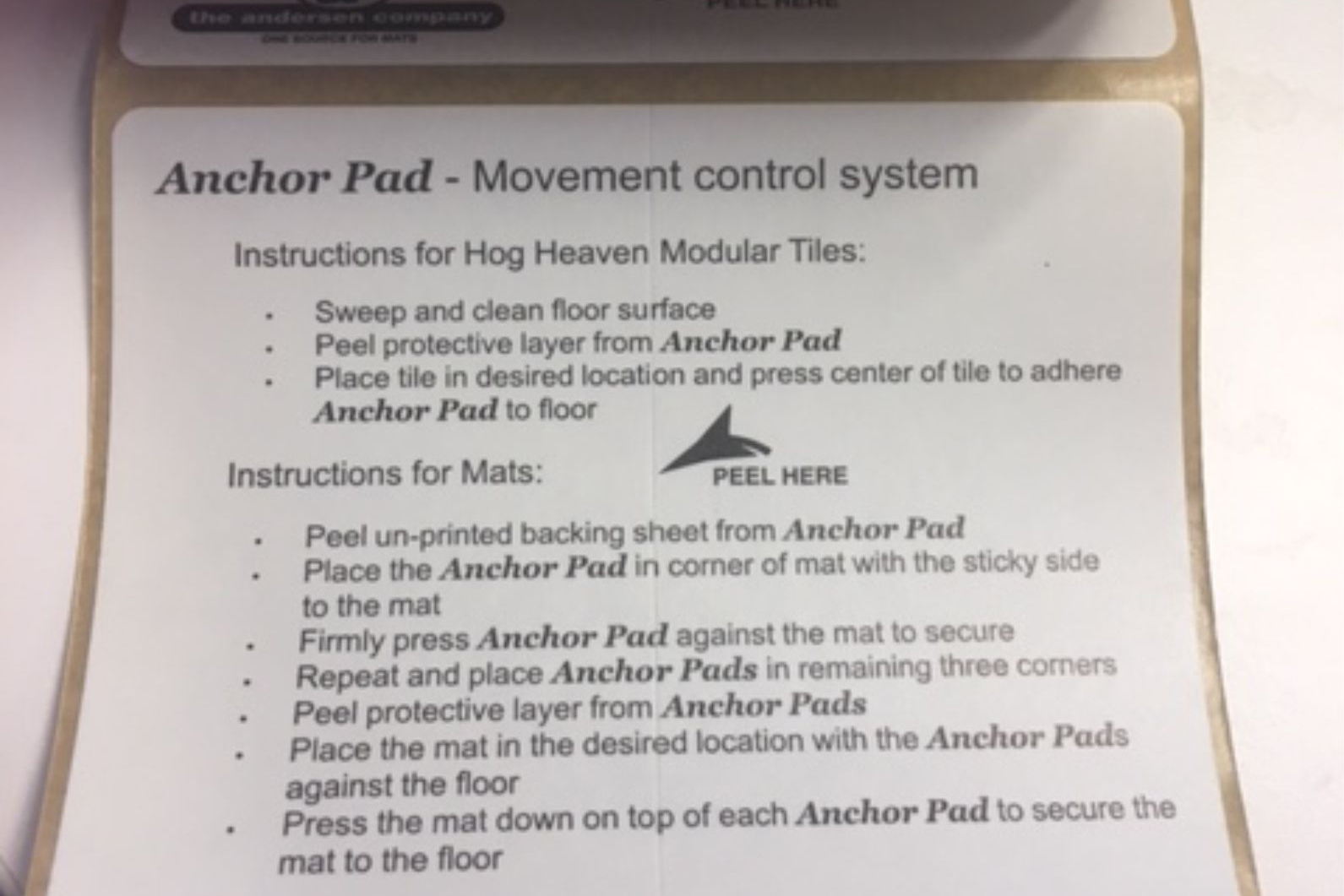 Anchor Pads